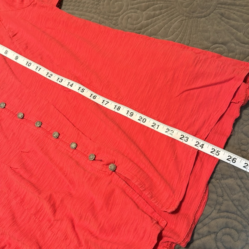 J JILL Orange Top.   Size Small - Picture 10 of 10